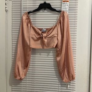 princess polly pink blush tie top!